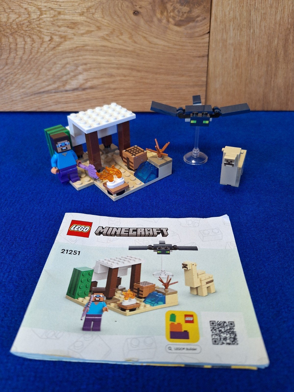 LEGO Minecraft 21251 Steve's Woestijn Expeditie, Ophalen of Verzenden, Zo goed als nieuw