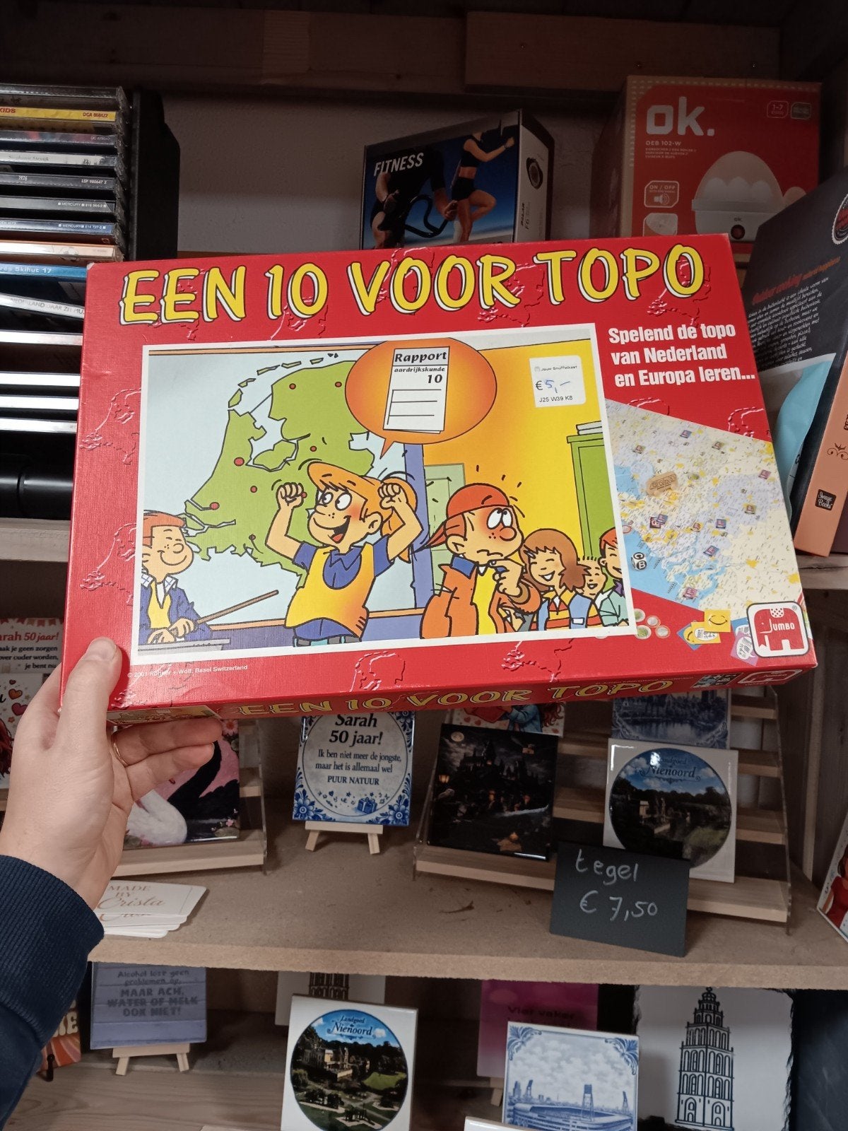 Een 10 voor Topo - Educatief Geografisch Bordspel, Gebruikt, Westelijke Parallelweg 1, 1541 ZZ Koog aan de Zaan, Nederland, Ophalen of Verzenden