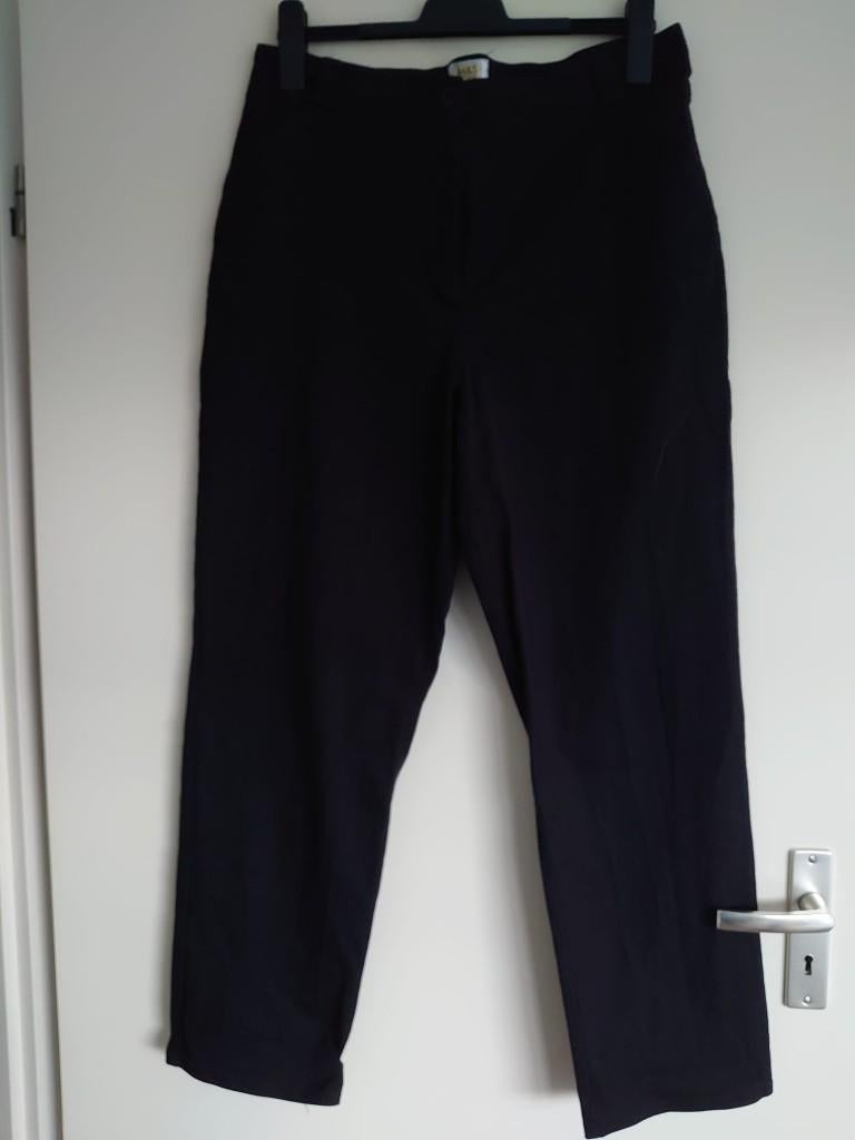 broek M&S mode maat 44, Verzenden, Zwart, Maat 42/44 (L), Zo goed als nieuw