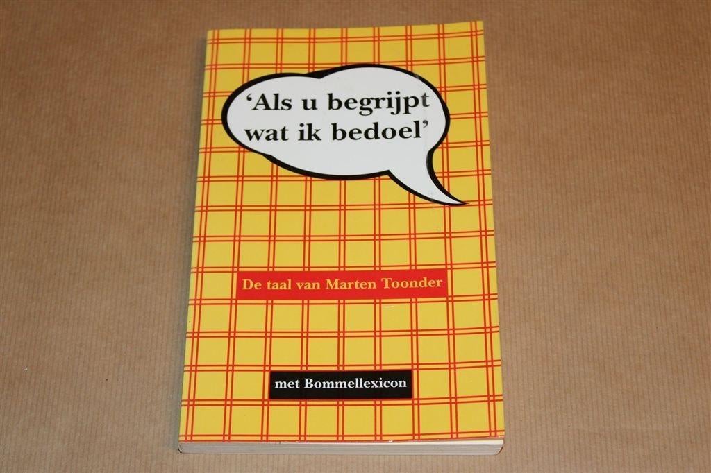 De Taal van Toonder — Speciale Uitgave met Bommellexicon, Boeken, Eén stripboek, Ophalen of Verzenden, Gelezen