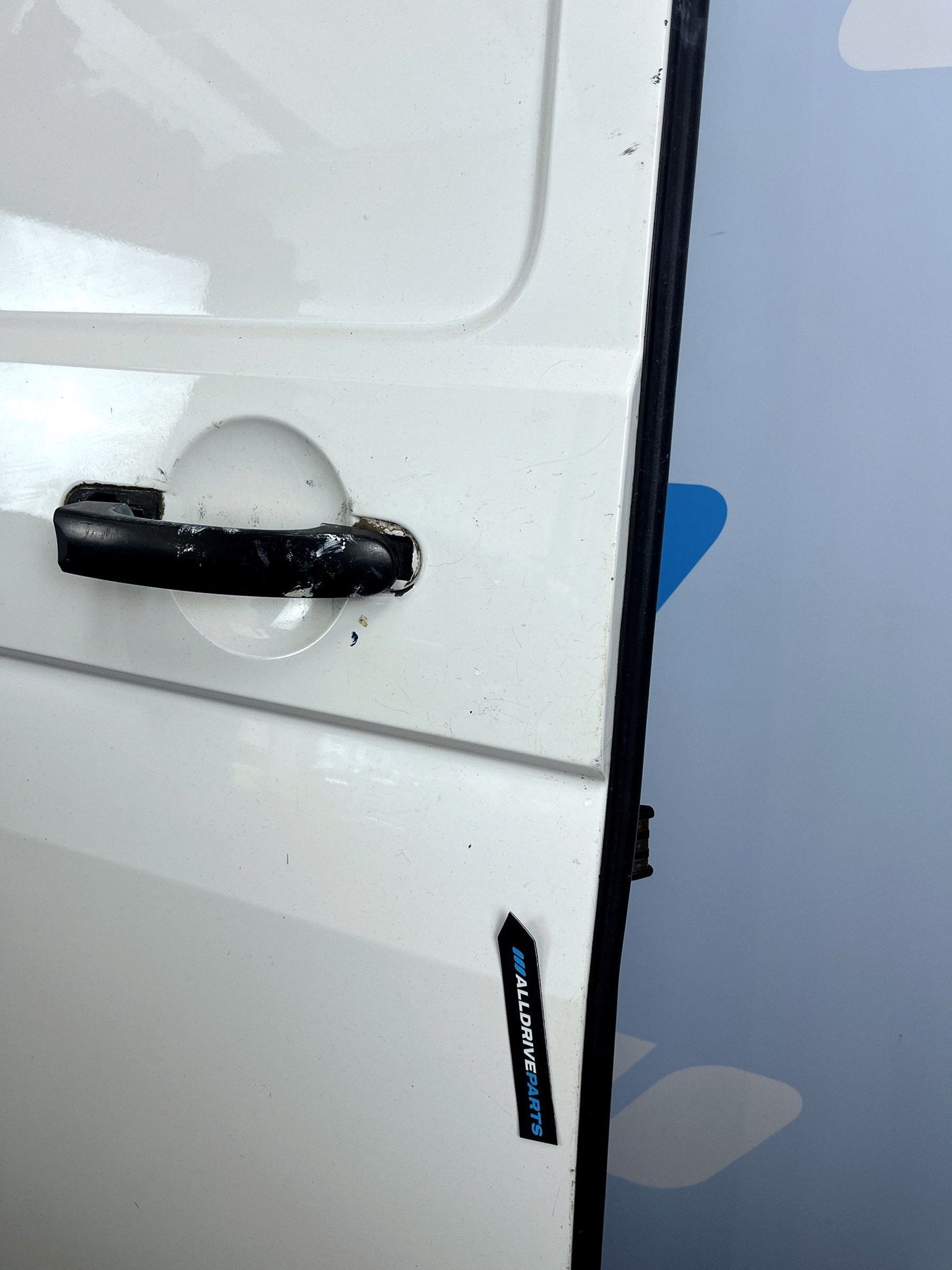 Schuifdeur rechts VW Transporter T6 dicht LB9A 7LA843108E, Auto-onderdelen, Gebruikt, -, Deur, -
