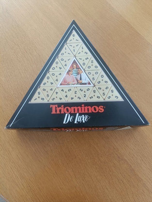Triominos de Luxe, Kerkweg 24, Goliath, Ophalen of Verzenden, Zo goed als nieuw