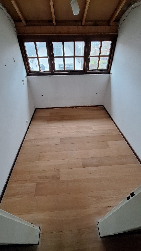 Houten vloer Oak, Ophalen, Vloerdelen of -planken, Zo goed als nieuw, 10 m² of meer