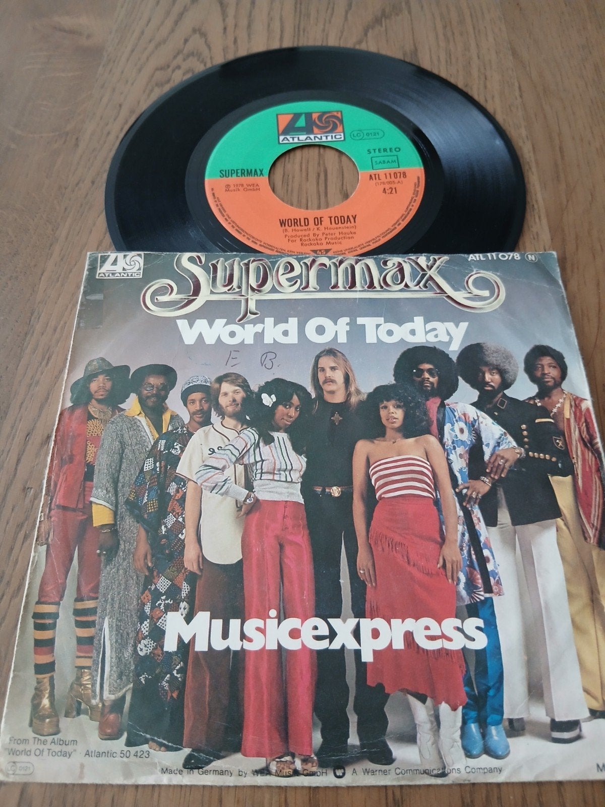 VINYL SINGLE   SUPERMAX  1978, Ophalen of Verzenden, Zo goed als nieuw, Pop