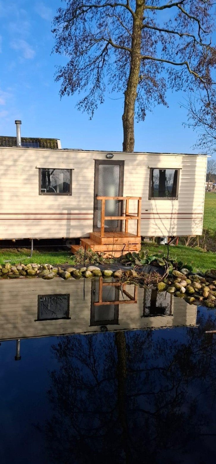 prachtige Douglashouten chalet opstap, voor vele doeleinden, Ophalen of Verzenden, Hout