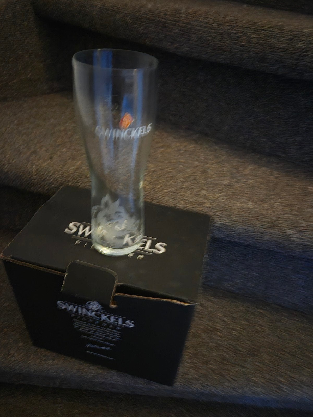 Swinkels bierglazen,nieuw in doos,6 stuks, Ophalen of Verzenden, Nieuw