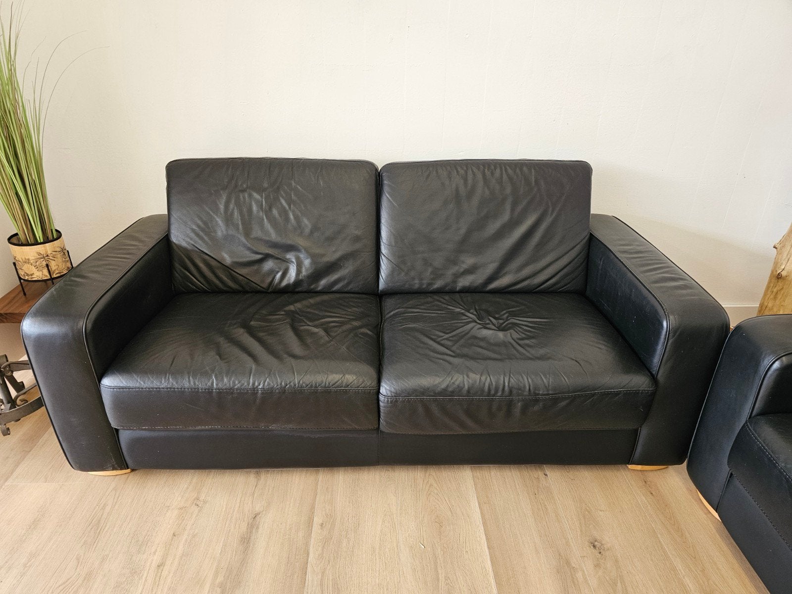 Zwarte 2x2 zits, Ophalen, 125 cm of meer, 125 cm of meer, Home Friesland