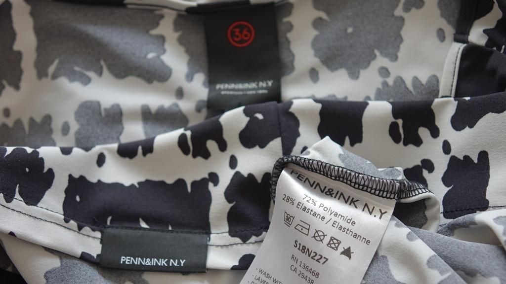1 keer gedragen PENN EN INK jurk, Penn & Ink, Verzenden, Zo goed als nieuw, Knielengte