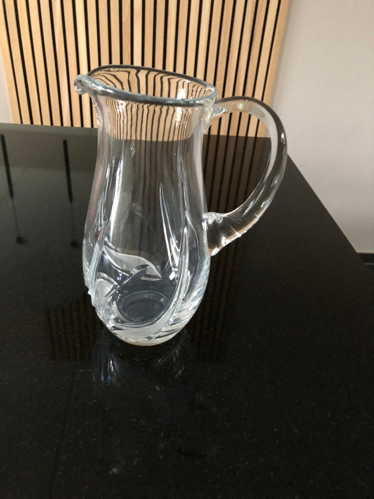 Glazen waterkan nieuw, Ophalen of Verzenden, Zo goed als nieuw, Overige typen