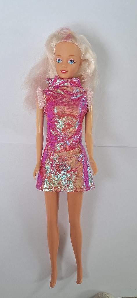 Barbie glitterjurkje, Ophalen of Verzenden, Zo goed als nieuw, Barbie