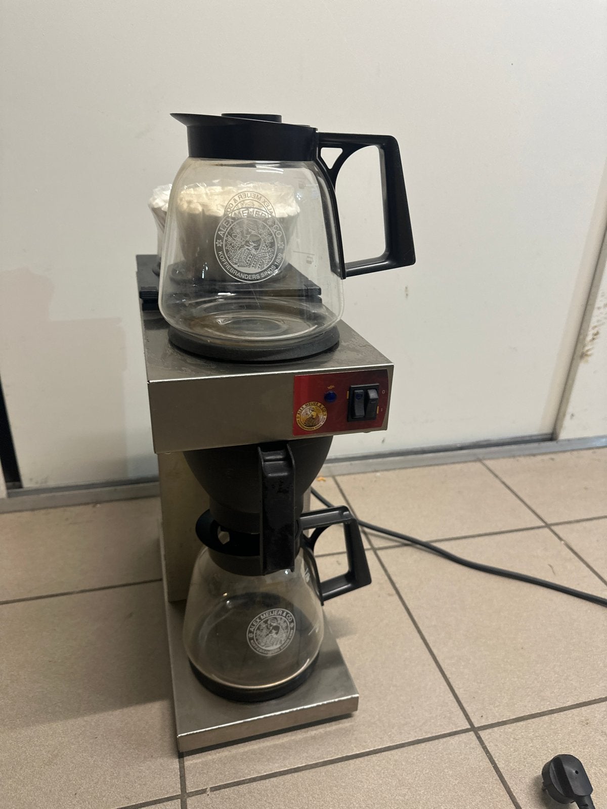 Alex Meijer Koffiezetapparaat - Compleet, Witgoed en Apparatuur, Ophalen, Gebruikt, 10 kopjes of meer, Koffiemachine