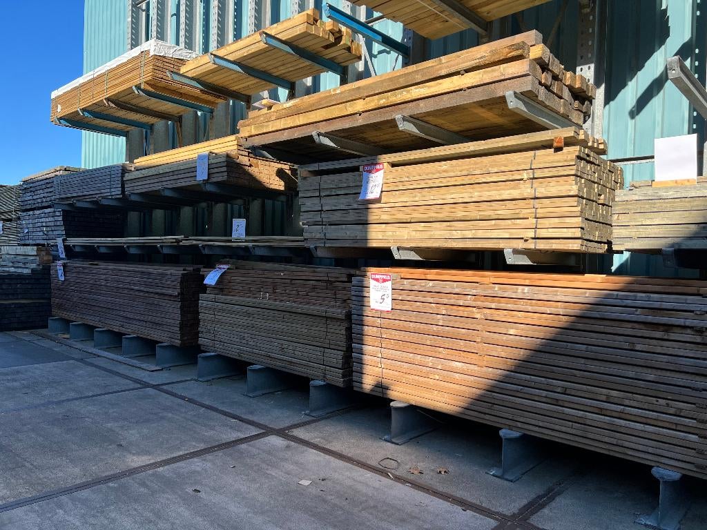 Tuinhout | tuinpalen | balken | palen | tuinhout | hout, Tuin en Terras, Palen, Balken en Planken, Ophalen, Nieuw, 180 tot 250 cm