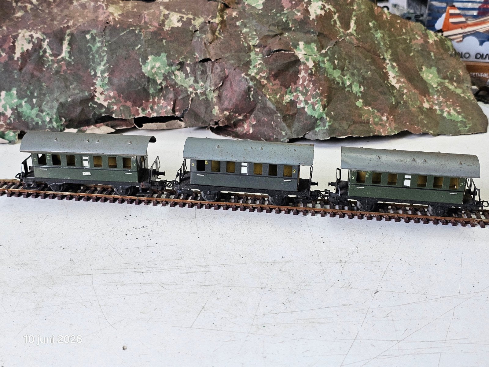 Modeltrein Ho marklin personen wagons 3x, Ophalen of Verzenden, Wisselstroom, Wagon, Märklin