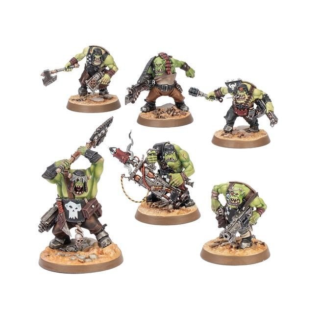 Warhammer 40K Orks from introductory set, Hobby en Vrije tijd, Wargaming, Ophalen of Verzenden, Gebruikt, Warhammer 40000, Figuurtje(s)