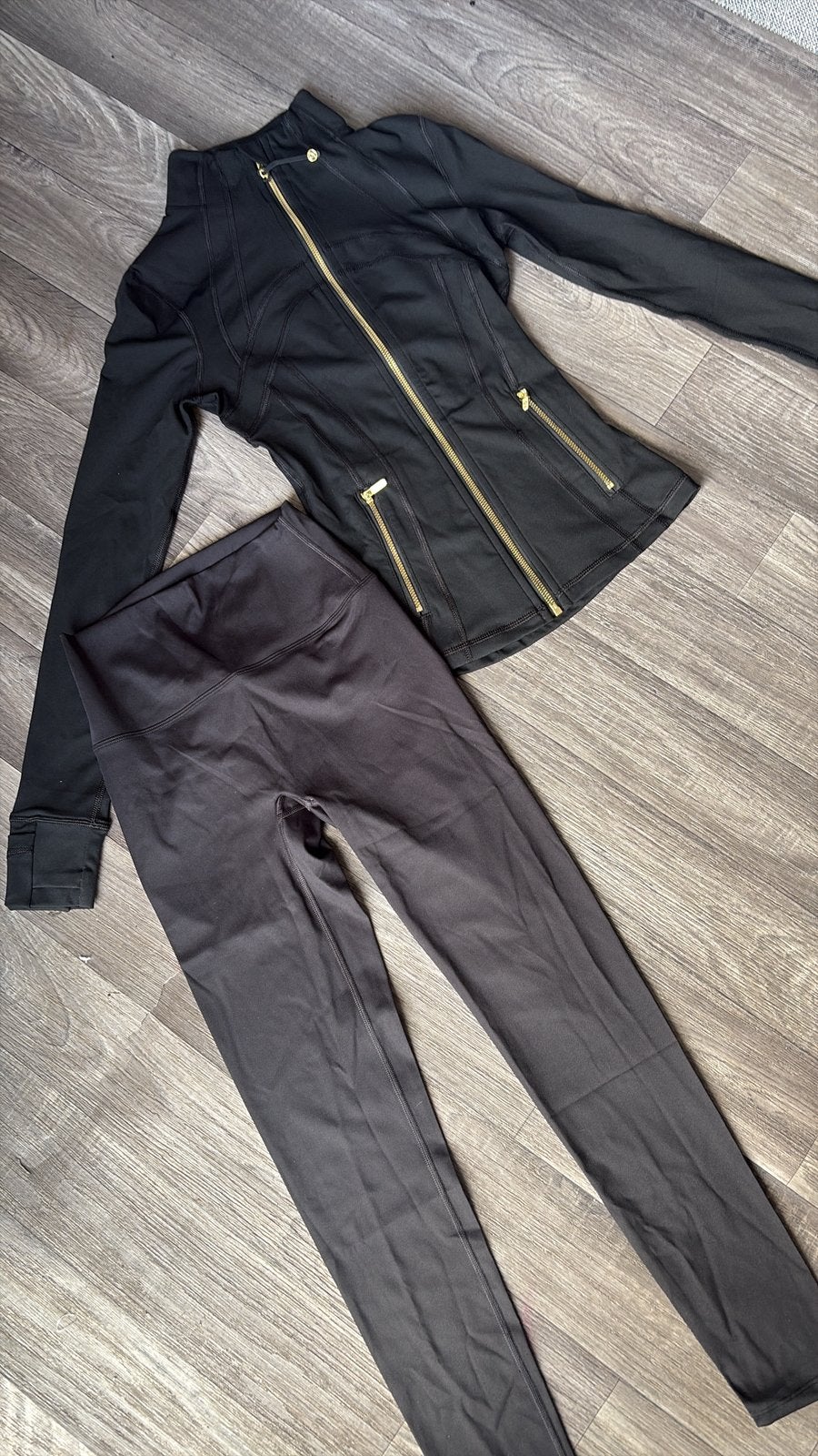 Zwarte Lululemon set, Verzenden, Zwart, Overige typen, Zo goed als nieuw