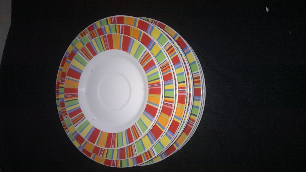 Vintage regenboog borden - gemerkt, Ophalen of Verzenden
