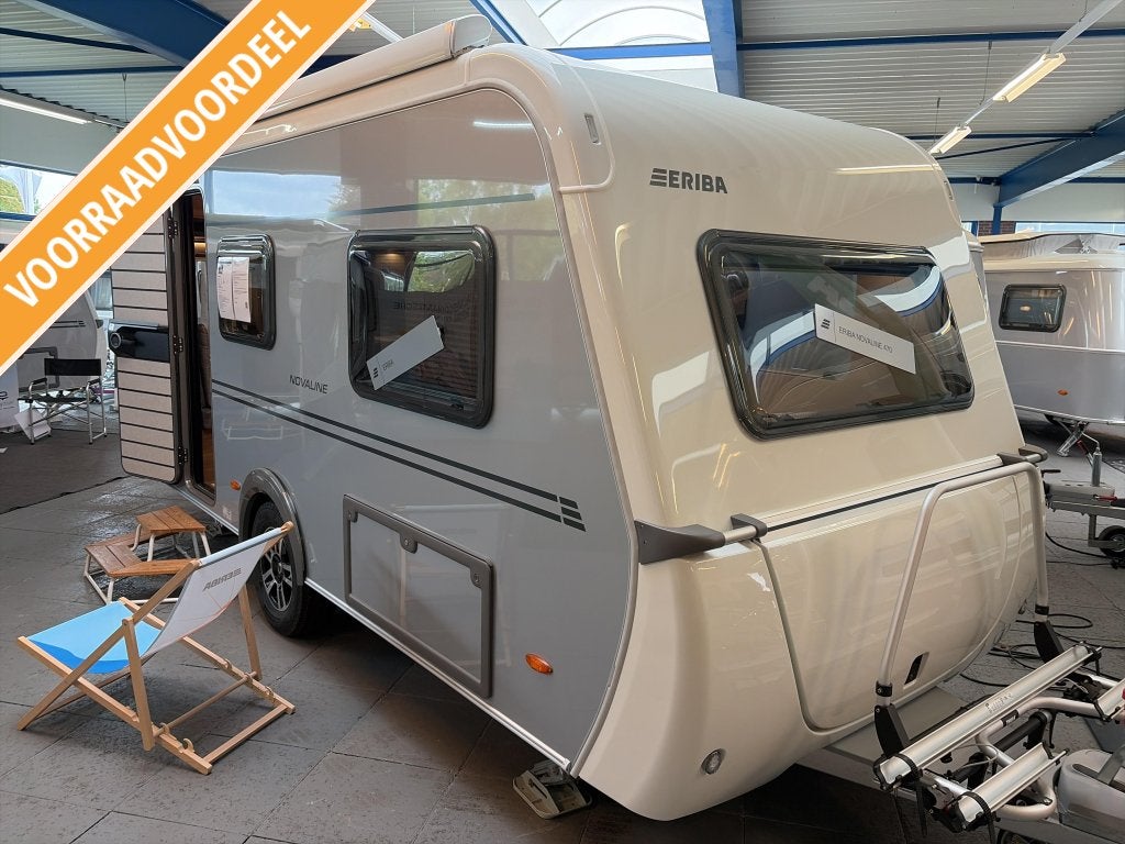 ERIBA NOVALINE 470 | ENKELE BEDDEN | MODEL 2026, Bedrijf, 5 tot 6 meter, Eriba, Tot en met 4