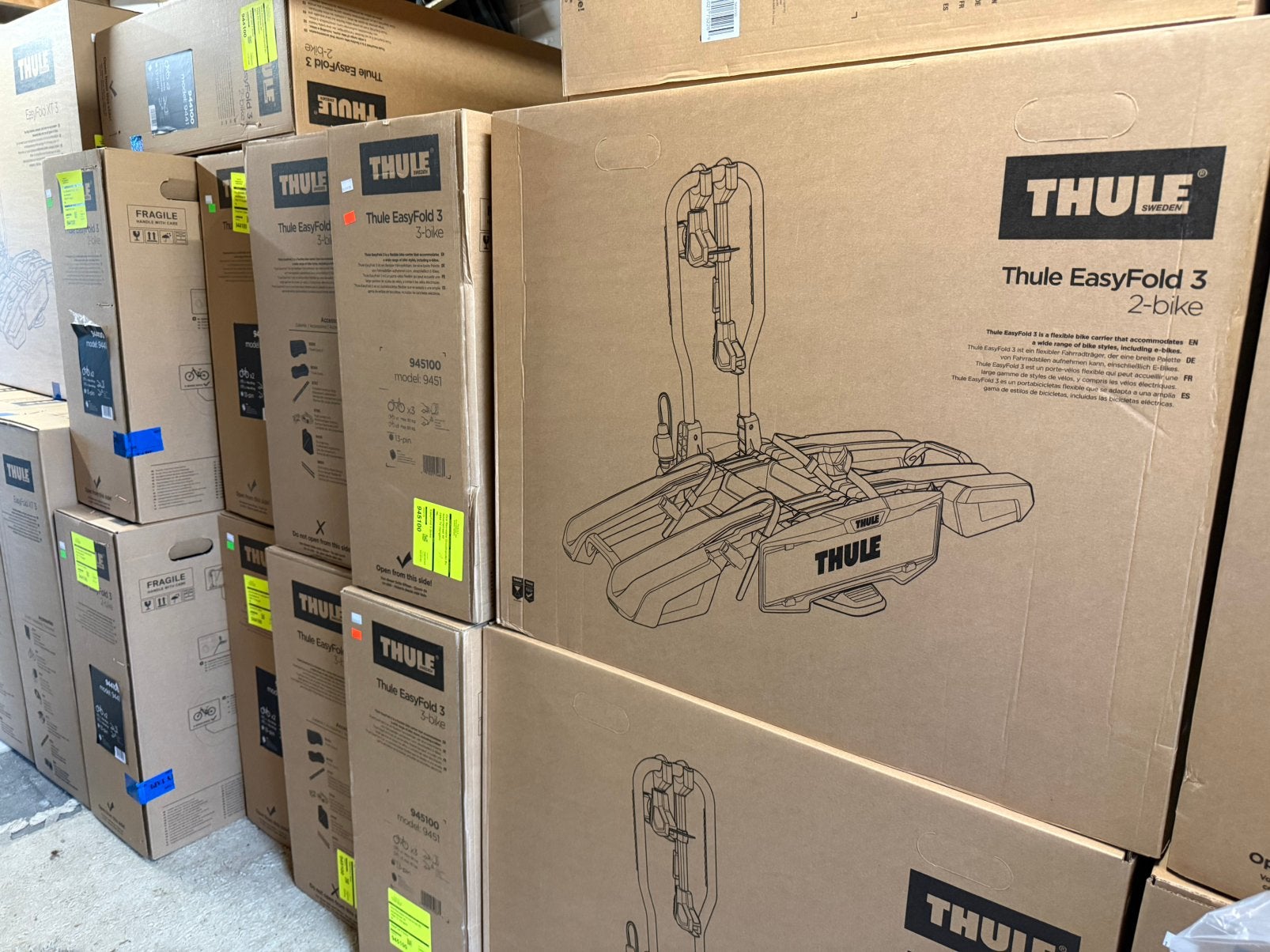 Thule fietsendrager uitverkoop XT easyfold velospace, Auto diversen, Fietsendragers, Ophalen, 3 fietsen of meer, Elektrische fiets