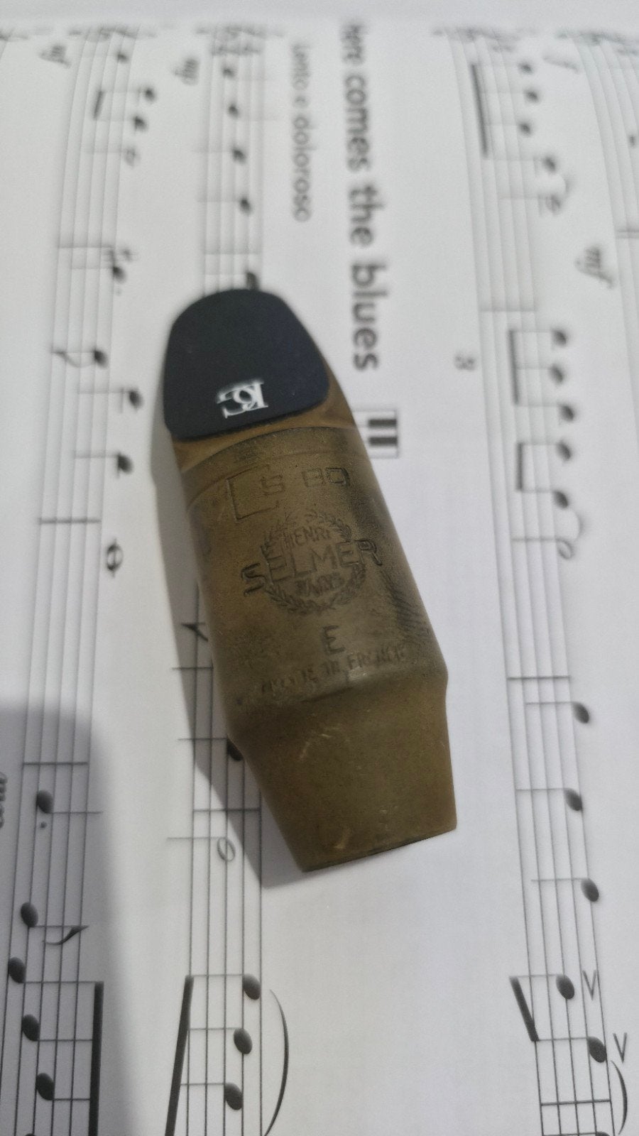 Mondstuk Selmer S80 E sopraan saxofoon, Ophalen of Verzenden, Sopraan