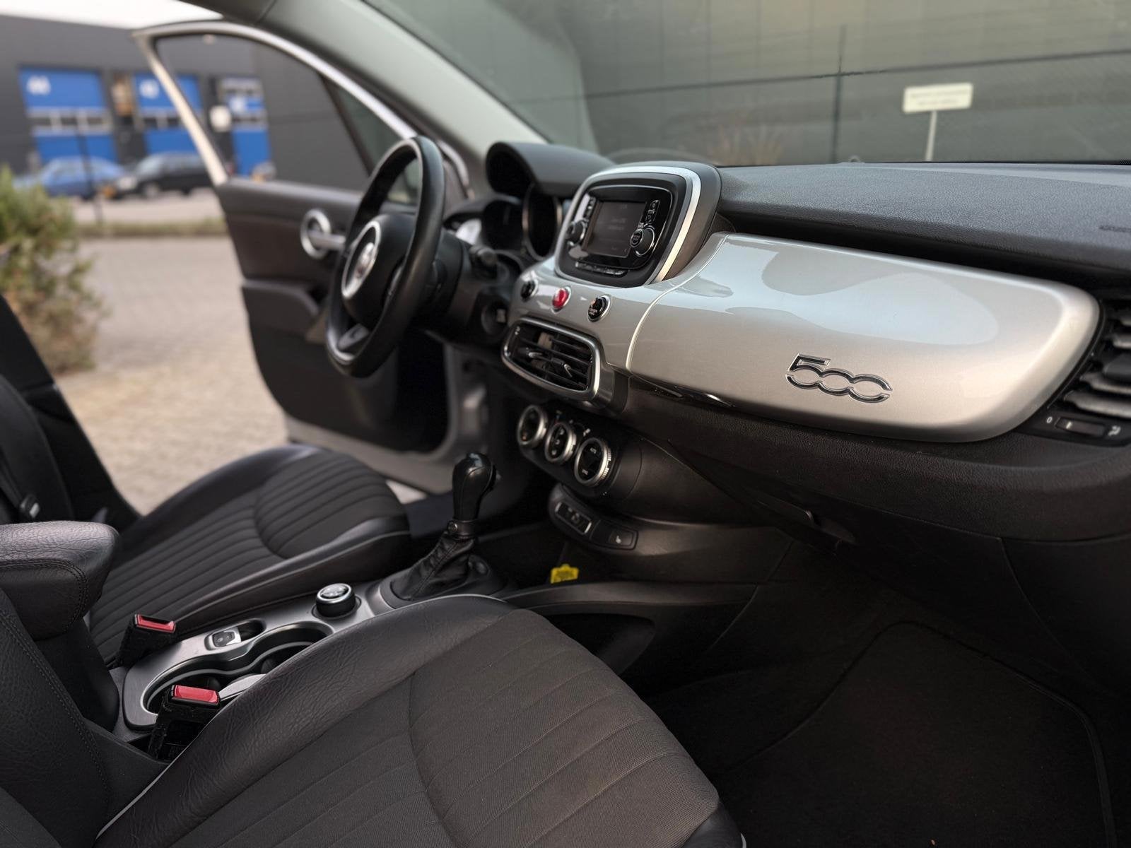 Fiat 500 X 1.4 Turbo MultiAir Lounge, Auto's, Fiat, Gebruikt, 4 cilinders, 500X, Leder
