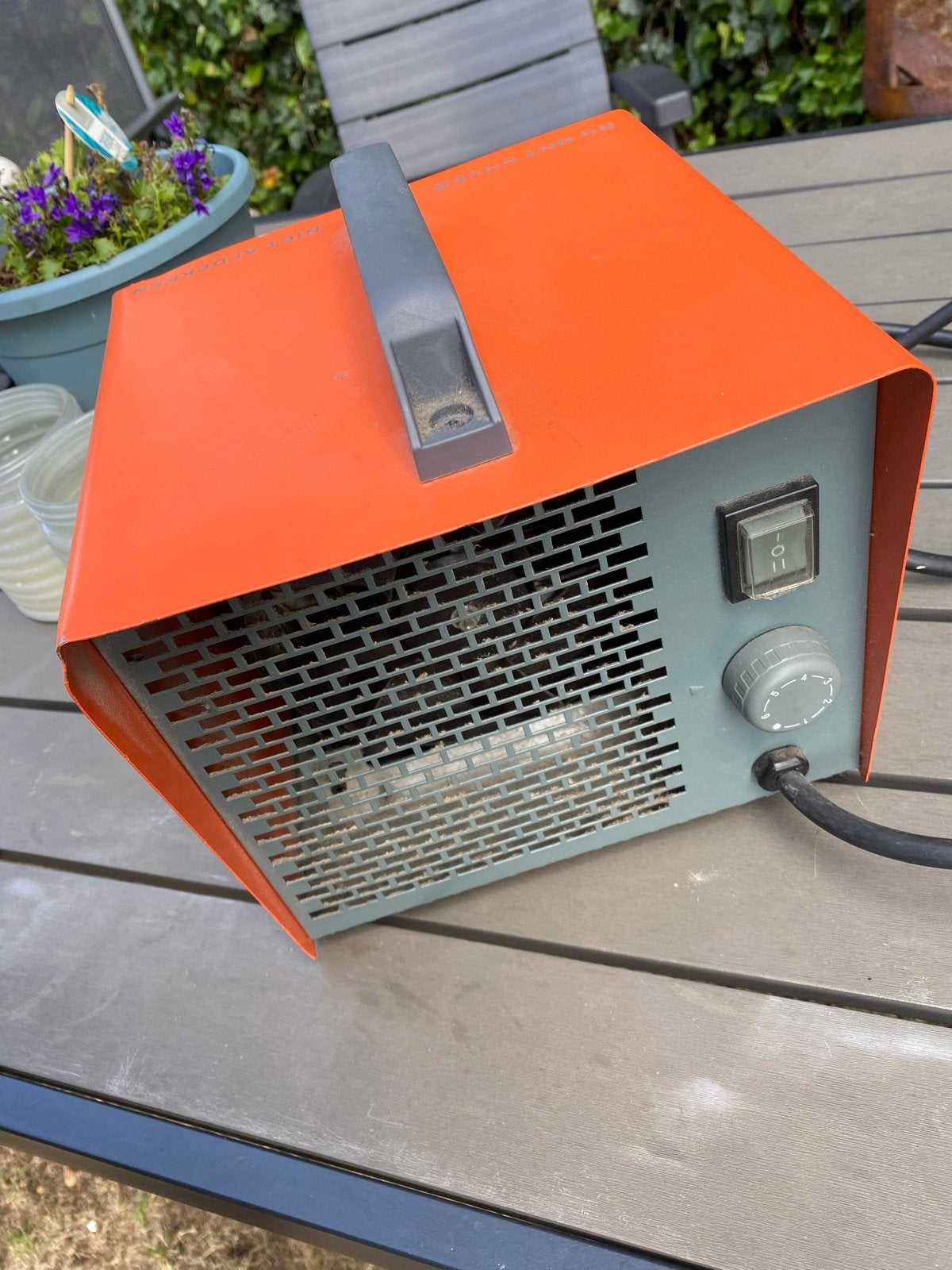 Eurom Bouwkachel 3kW - Krachtige Elektrische Kachel, Doe-het-zelf en Verbouw, Verwarming en Radiatoren, Ophalen, Gebruikt, Minder dan 30 cm