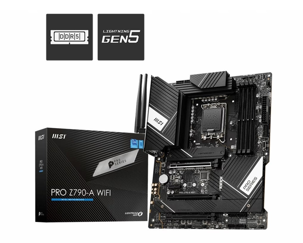 Te Koop MSI PRO Z790A WIFI Moederbord + Intel Core I5 13600K, Computers en Software, Ophalen, LGA 1700, Gebruikt, ATX