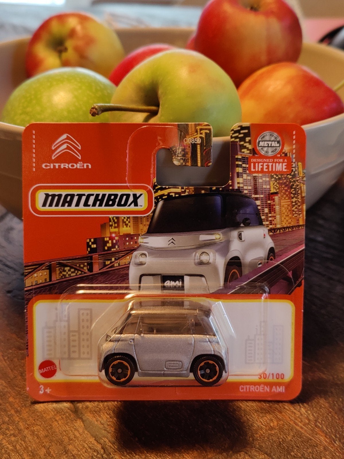Matchbox Citroen Ami ZILVER, Ophalen of Verzenden, Auto