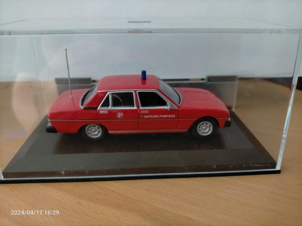 Peugeot 604 Sapeurs pompiers boxed, Hobby en Vrije tijd, Modelauto's | 1:43, Ophalen of Verzenden, Nieuw, Auto, Norev