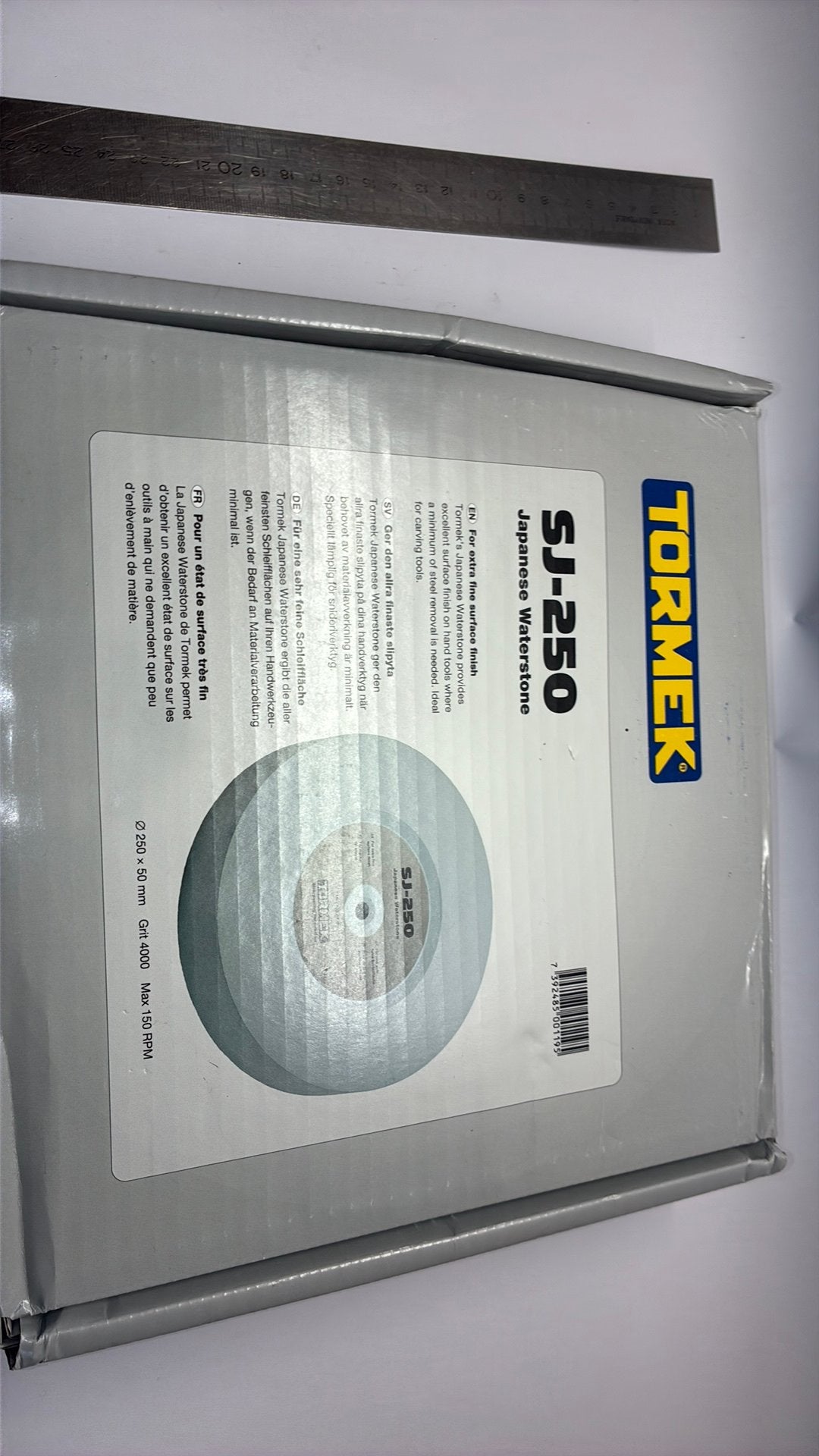 Tormek SJ250 japanse watersteen, Ophalen of Verzenden, Zo goed als nieuw, Meerdere media