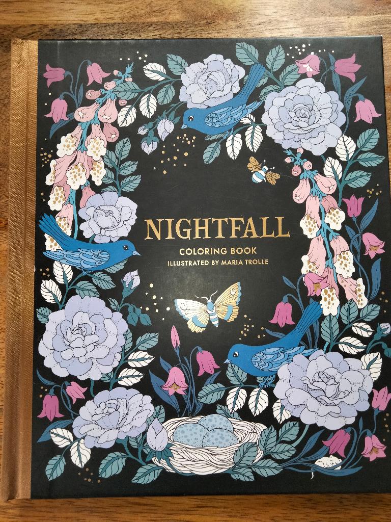 Nightfall kleurboek by Maria Trolle, Ophalen of Verzenden, Nieuw