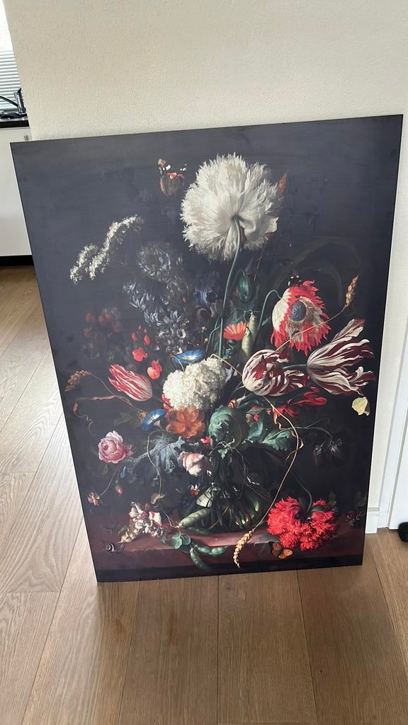 aluminium schilderij vsn Jan Davidsz. de Heem, Ophalen, Gebruikt, Schilderij, 75 tot 100 cm