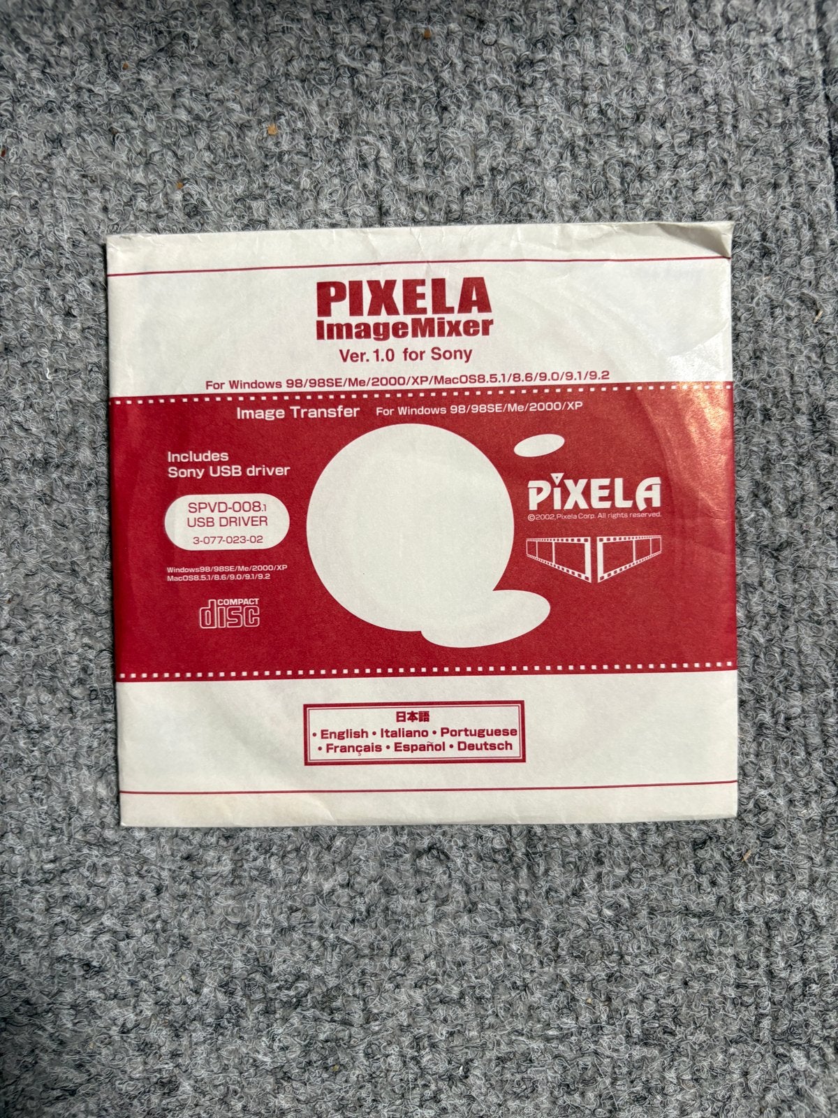 PIXELA ImageMixer Ver. 1.0 voor Sony (Windows/MacOS), Computers en Software, Besturingssoftware, Ophalen of Verzenden, Gebruikt