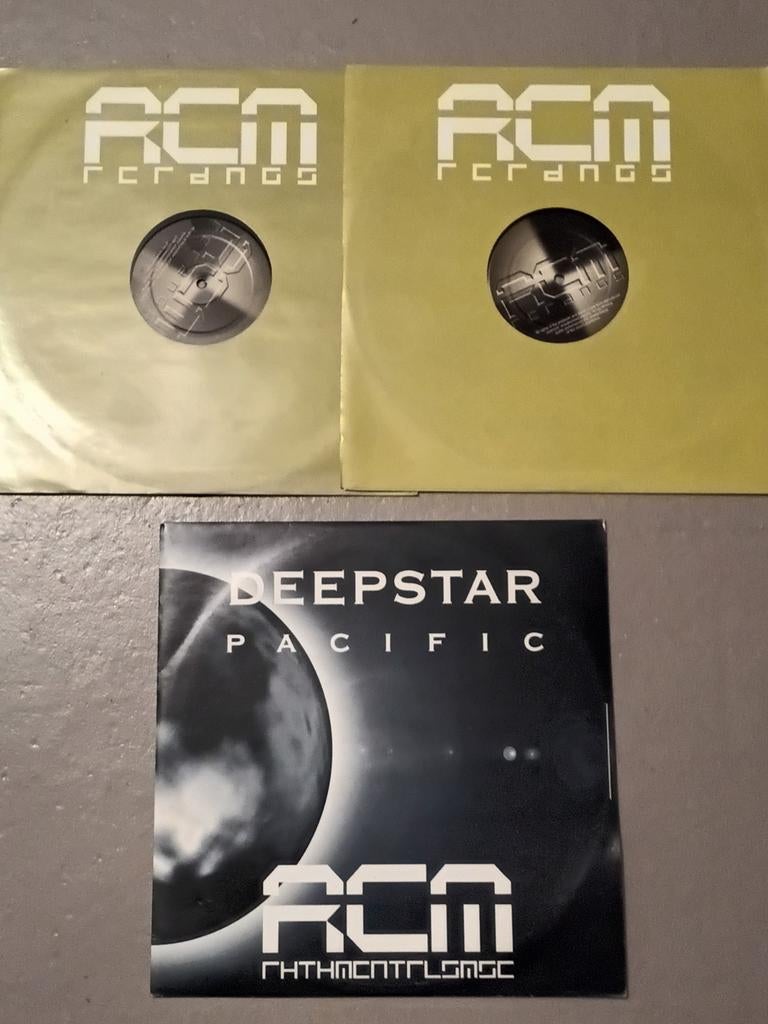3 LP's RCM Records: Deepstar Pacific & Obsessions (1999), Dubbel-LP, Ophalen of Verzenden, Gebruikt, 12 inch