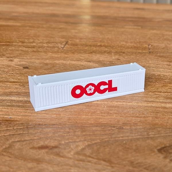 Zeecontainer 40ft – OOCL – N-Scale / Schaal 1-160, Ophalen of Verzenden, Analoog, Fleischmann, Gelijkstroom of Wisselstroom