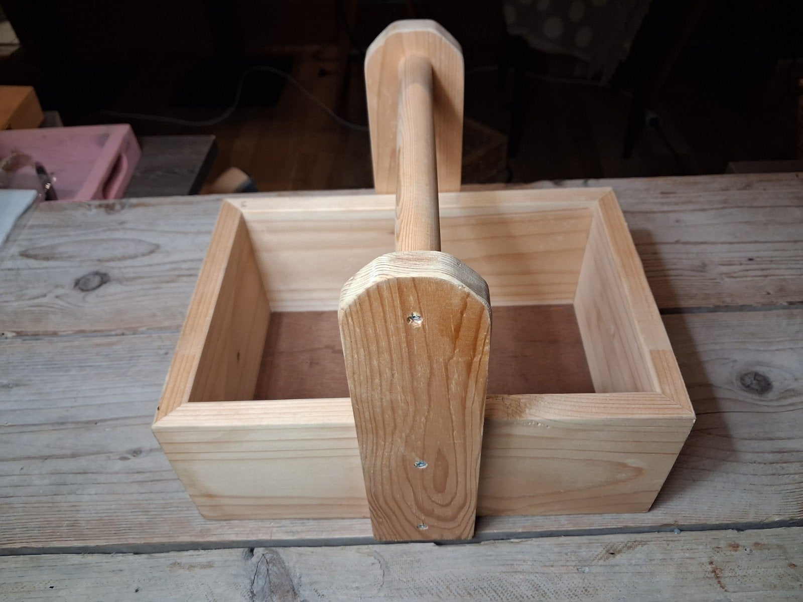 Ambachtelijk Houten Kistjes. *6 Stuks, Ophalen of Verzenden, Nieuw
