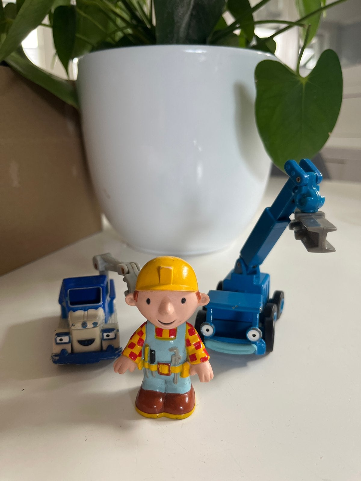 Bob de Bouwer speelgoedset: Bob, Scoop en Muck, Kinderen en Baby's, Ophalen of Verzenden, Gebruikt