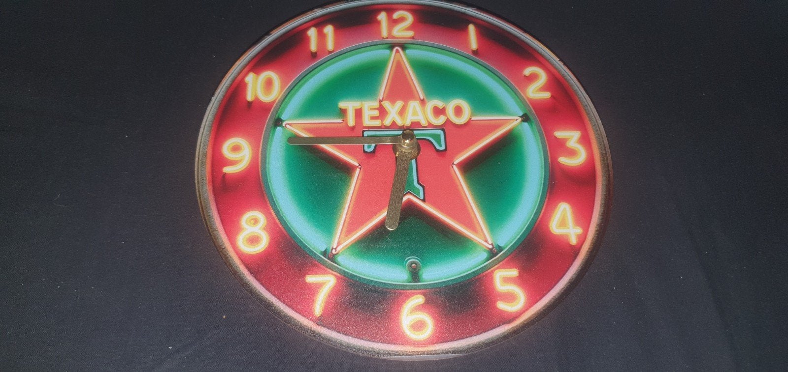 Texaco klok, ideaal voor in de man cave., Ophalen of Verzenden, Nieuw, Overige typen