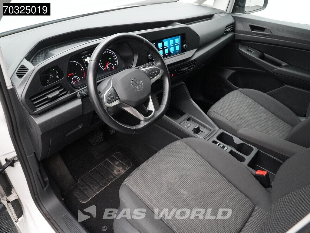Volkswagen Caddy 122PK Automaat L1H1 Airco Cruise Parkeersen, Automaat, Stof, Gebruikt, Euro 6