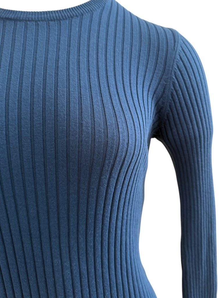 Armedangels jurk S, Blauw, Ophalen of Verzenden, Zo goed als nieuw, Onder de knie