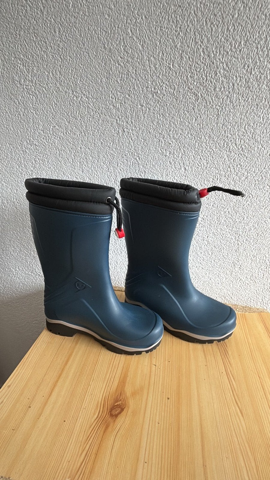 Dunlop regenlaarzen voor kinderen - Blauw, Ophalen of Verzenden, Zo goed als nieuw, Dunlop, Jongen of Meisje