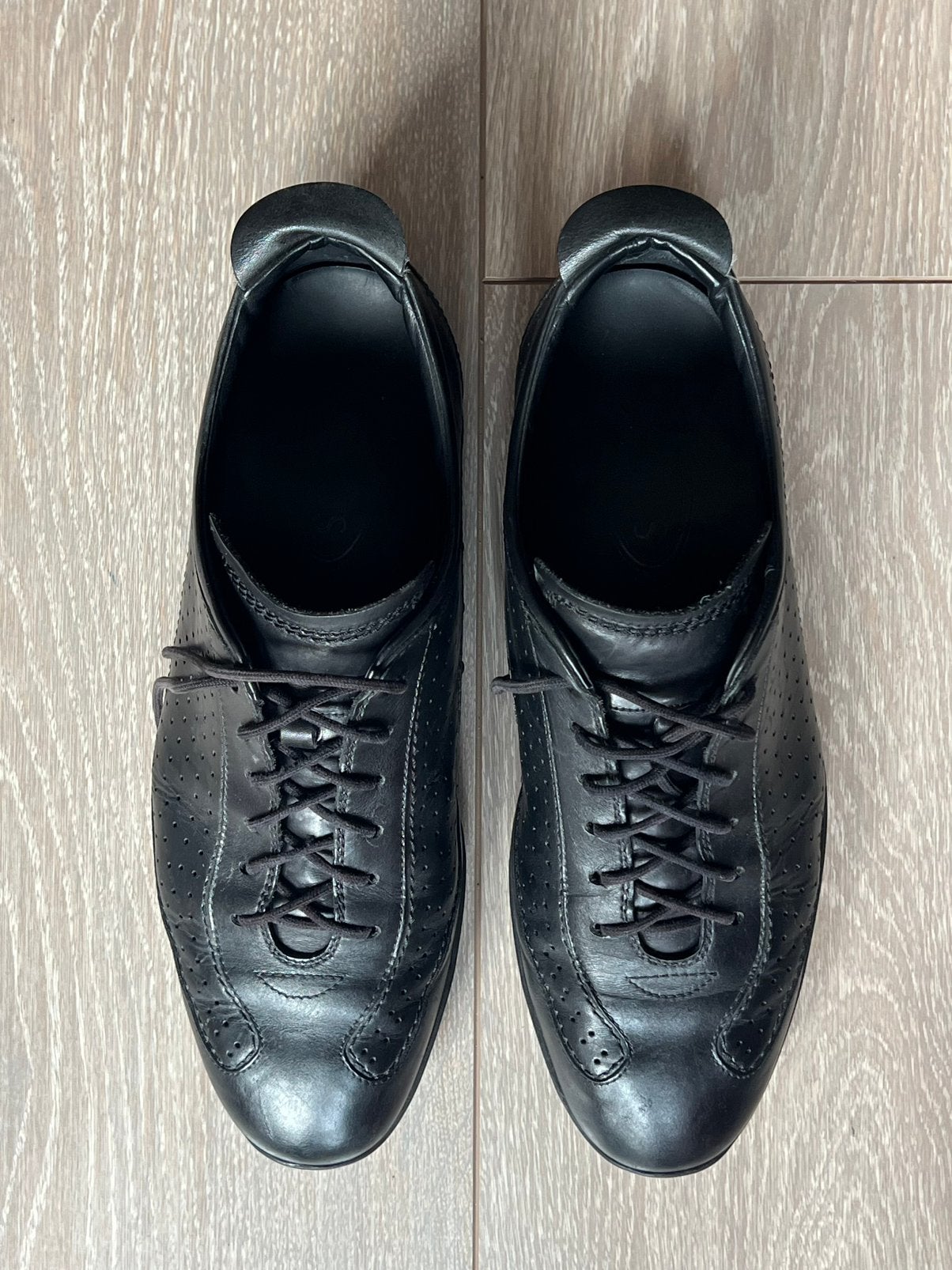 Tods heren schoen, 43, zwart leer, izgs, Ophalen, Zo goed als nieuw, Zwart