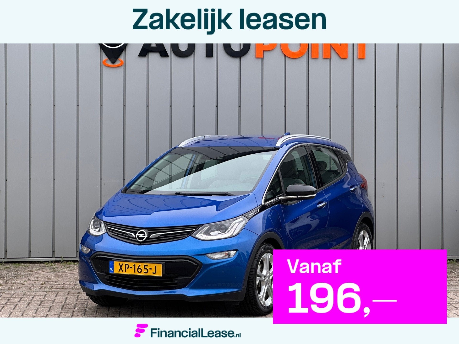 Opel Ampera-e Business executive 60 kWh SOH 100 %, 163 min, Gebruikt, Zwart, Blauw