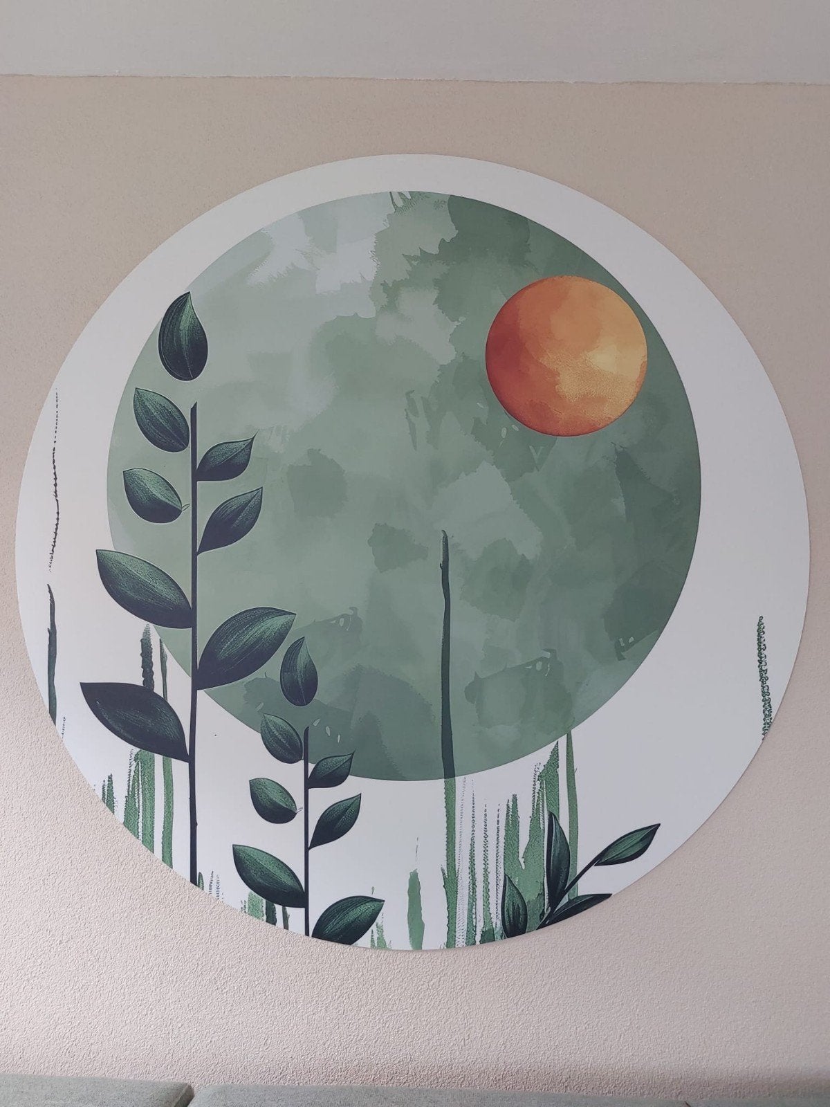 Top wandcirkel, Ophalen, 125 cm of meer, Zo goed als nieuw, Schilderij