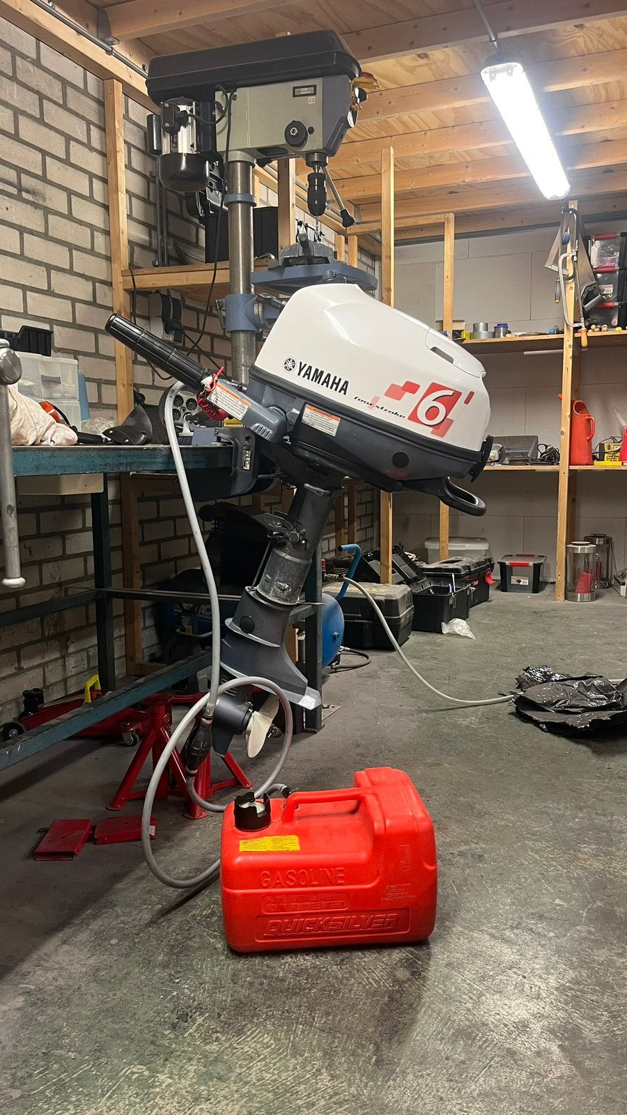 Yamaha 6PK 4 Takt, Watersport en Boten, Buiten- en Binnenboordmotoren, Ophalen, Gebruikt, 5 tot 10 pk, Viertaktmotor