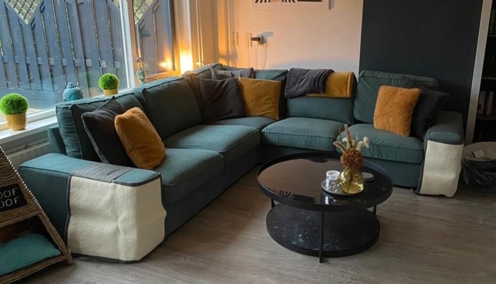 IKEA Kivik hoekbank met zo goed als nieuwe hoezen, Huis en Inrichting, Banken | Bankstellen, Ophalen, Gebruikt, 100 tot 125 cm