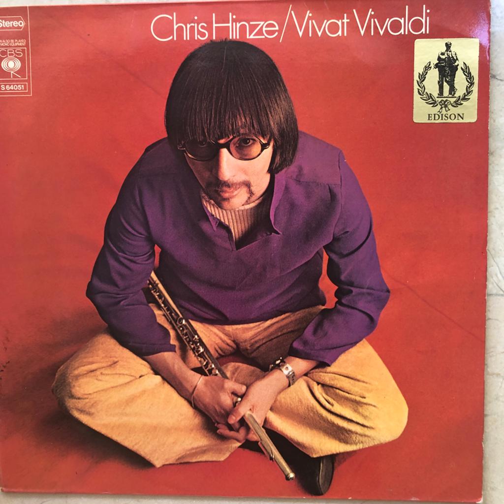 Chris Hinze- Vivat Vivaldi CBS S64051, Overige genres, Ophalen of Verzenden, 12 inch, Inclusief binnenhoes