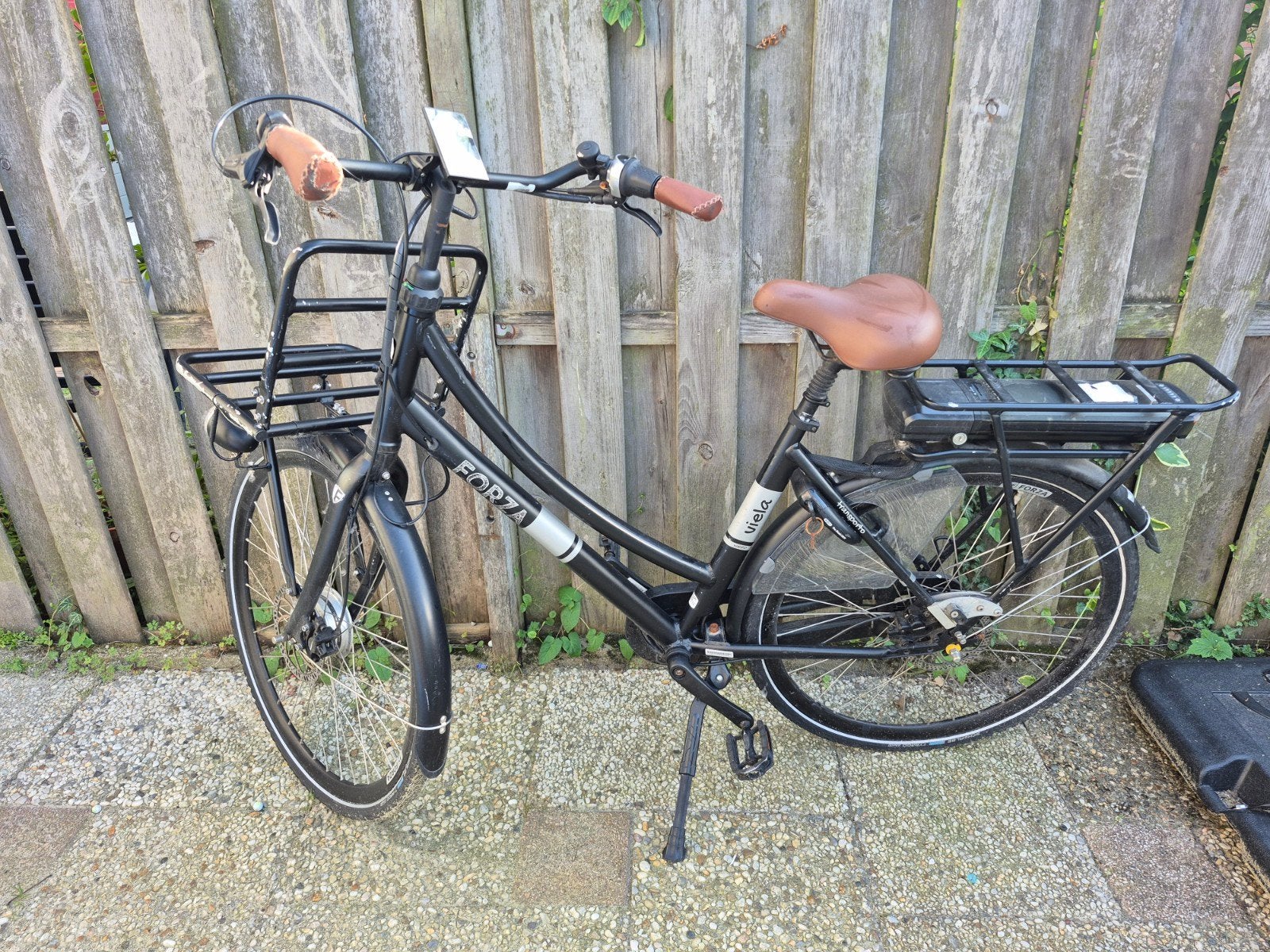 Forza elektrische fiets met voorrek, Gebruikt, 51 tot 55 cm, 30 tot 50 km per accu, Ophalen