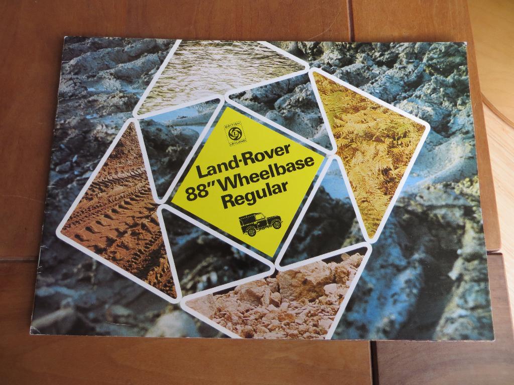 Folder Land Rover 88 benzine, diesel 1974, Boeken, Auto's | Folders en Tijdschriften, Land Rover, Ophalen of Verzenden, Zo goed als nieuw