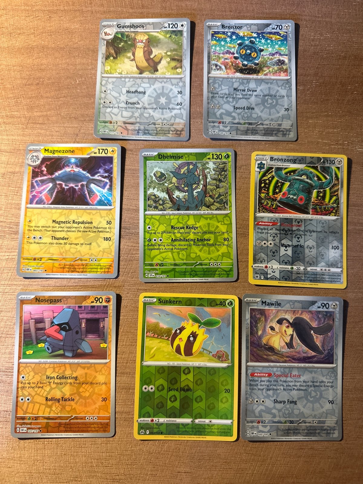 Reverse Holo Pokémon Kaarten 2023-2024, Hobby en Vrije tijd, Verzamelkaartspellen | Pokémon, Ophalen of Verzenden, Zo goed als nieuw