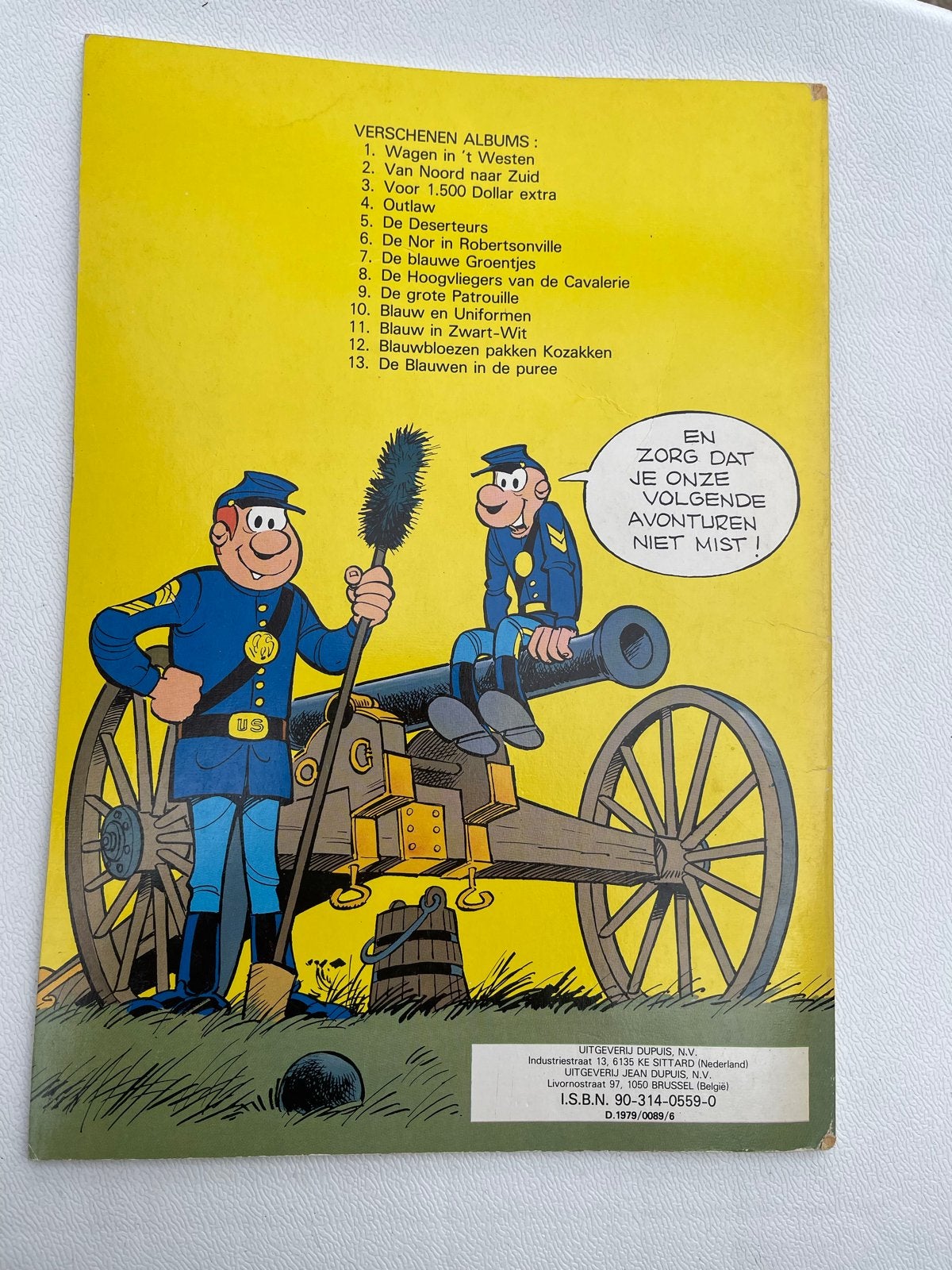 De Blauwbloezen - De Melkmuil (1e druk 1979), Boeken, Eén stripboek, Ophalen of Verzenden, Gelezen